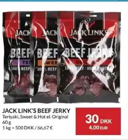 Nielsen's Discount Jack link's beef jerky tilbud