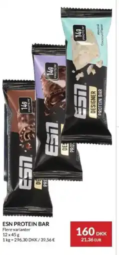 Nielsen's Discount Esn protein bar flere varianter tilbud