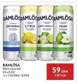 Nielsen's Discount Ramlösa flere varianter tilbud