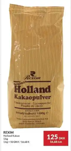 Nielsen's Discount Rexim holland kakao tilbud