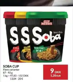 Nielsen's Discount Soba cup flere varianter tilbud