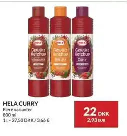 Nielsen's Discount HELA CURRY Flere varianter tilbud