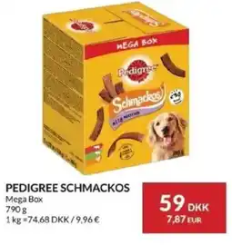 Nielsen's Discount Pedigree schmackos mega box tilbud