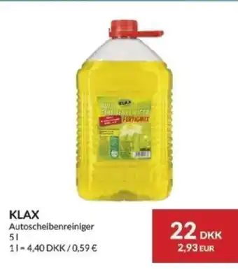 Nielsen's Discount Klax autoscheibenreiniger tilbud