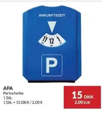 Nielsen's Discount Apa parkscheibe tilbud