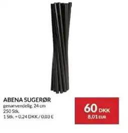 Nielsen's Discount Abena sugerør genanvendelig tilbud