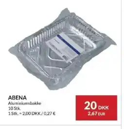 Nielsen's Discount Abena aluminiumsbakke tilbud