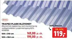 jem & fix TRAPEZ PLADE BLÅTONET tilbud