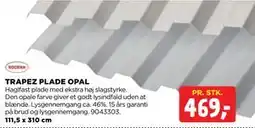 jem & fix TRAPEZ PLADE OPAL, DKK 469 tilbud