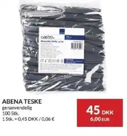 Nielsen's Discount Abena teske genanvendelig tilbud