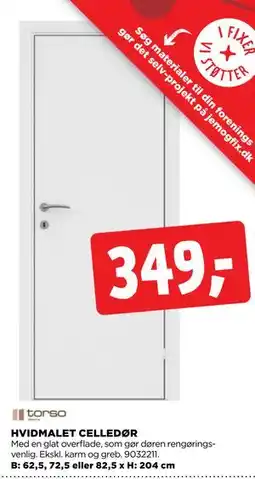 jem & fix HVIDMALET CELLEDØR, DKK 349 tilbud