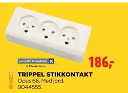 jem & fix TRIPPEL STIKKONTAKT, DKK 186 tilbud
