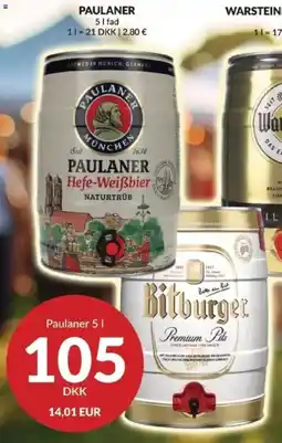 Nielsen's Discount Paulaner tilbud