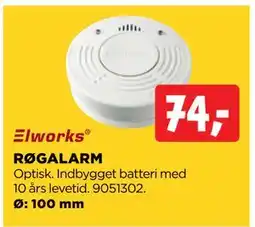 jem & fix RØGALARM, DKK 74 tilbud