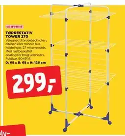 jem & fix TØRRESTATIV TOWER 270, DKK 299 tilbud