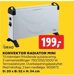 jem & fix KONVEKTOR RADIATOR MINI, DKK 199 tilbud