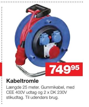 Bauhaus Kabeltromle tilbud