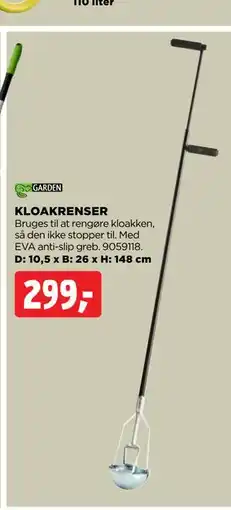 jem & fix KLOAKRENSER, DKK 299 tilbud