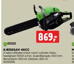 jem & fix KÆDESAV 46CC, DKK 869 tilbud