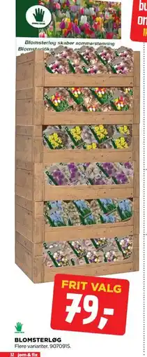 jem & fix BLOMSTERLØG, DKK 79 tilbud