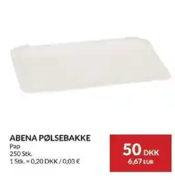 Nielsen's Discount Abena pølsebakke tilbud