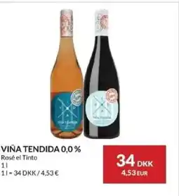 Nielsen's Discount Viña tendida 0,0% rosé el tinto tilbud