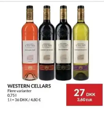 Nielsen's Discount Western cellars flere varianter tilbud