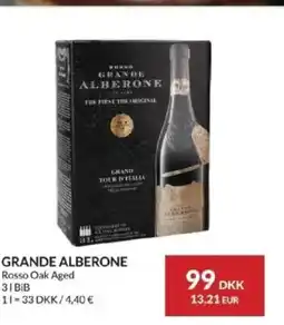 Nielsen's Discount Grande alberone rosso oak aged tilbud