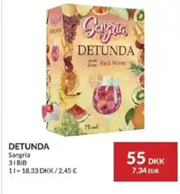 Nielsen's Discount Detunda red wine tilbud