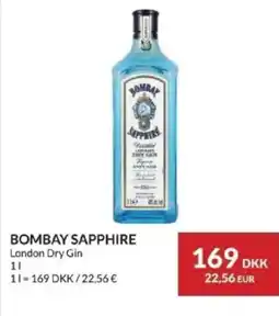 Nielsen's Discount Bombay sapphire london dry gin tilbud