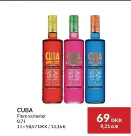 Nielsen's Discount Cuba flere varianter tilbud