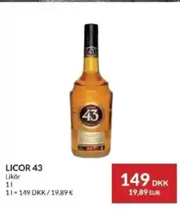Nielsen's Discount Licor 43 likör tilbud