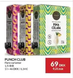 Nielsen's Discount Punch club flere varianter tilbud