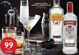 Nielsen's Discount Smirnoff vodka | gordon's london dry gin tilbud