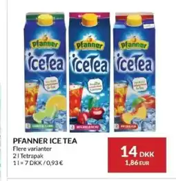 Nielsen's Discount Pfanner ice tea flere varianter tilbud