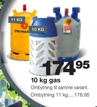 Bauhaus 10 kg gas tilbud
