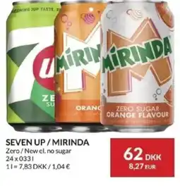 Nielsen's Discount Seven up / mirinda tilbud