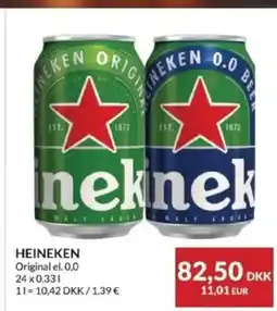 Nielsen's Discount Heineken original el. 0,0 tilbud