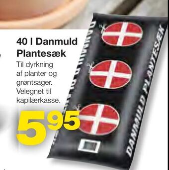 Bauhaus 40 l Danmuld Plantesæk tilbud