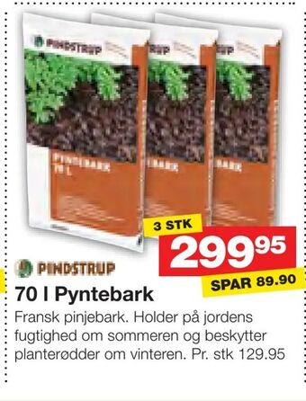 Bauhaus 70 l Pyntebark tilbud