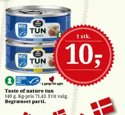 Dagli'Brugsen Taste of nature tun tilbud