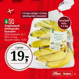 Dagli'Brugsen Änglamark økologiske bananer tilbud