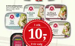 Dagli'Brugsen K-Salat pålægssalater tilbud