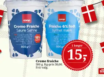 Dagli'Brugsen Coop Creme fraiche tilbud