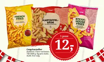 Dagli'Brugsen Coop kartofler tilbud