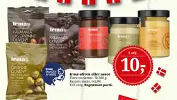 Dagli'Brugsen Irma oliven eller sauce tilbud