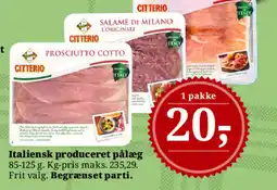 Dagli'Brugsen Italiensk produceret pålæg tilbud