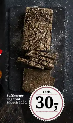 Dagli'Brugsen Softkerne- rugbrød tilbud