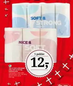 Dagli'Brugsen Nice & Soft toiletpapir eller Soft & Strong køkkenrulle tilbud