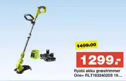 Bauhaus Ryobi akku græstrimmer One+ RLT18324020S 18 tilbud